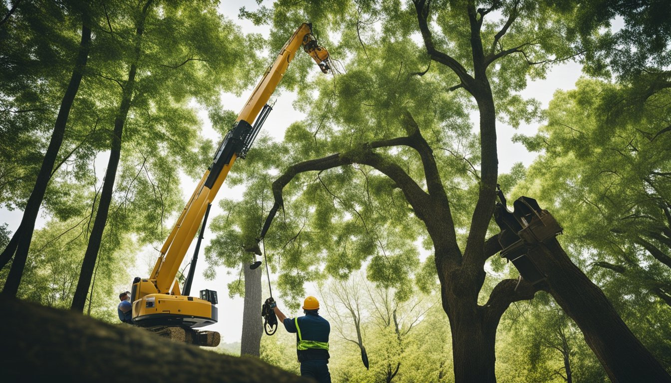 What is crane tree removal and when is it required?