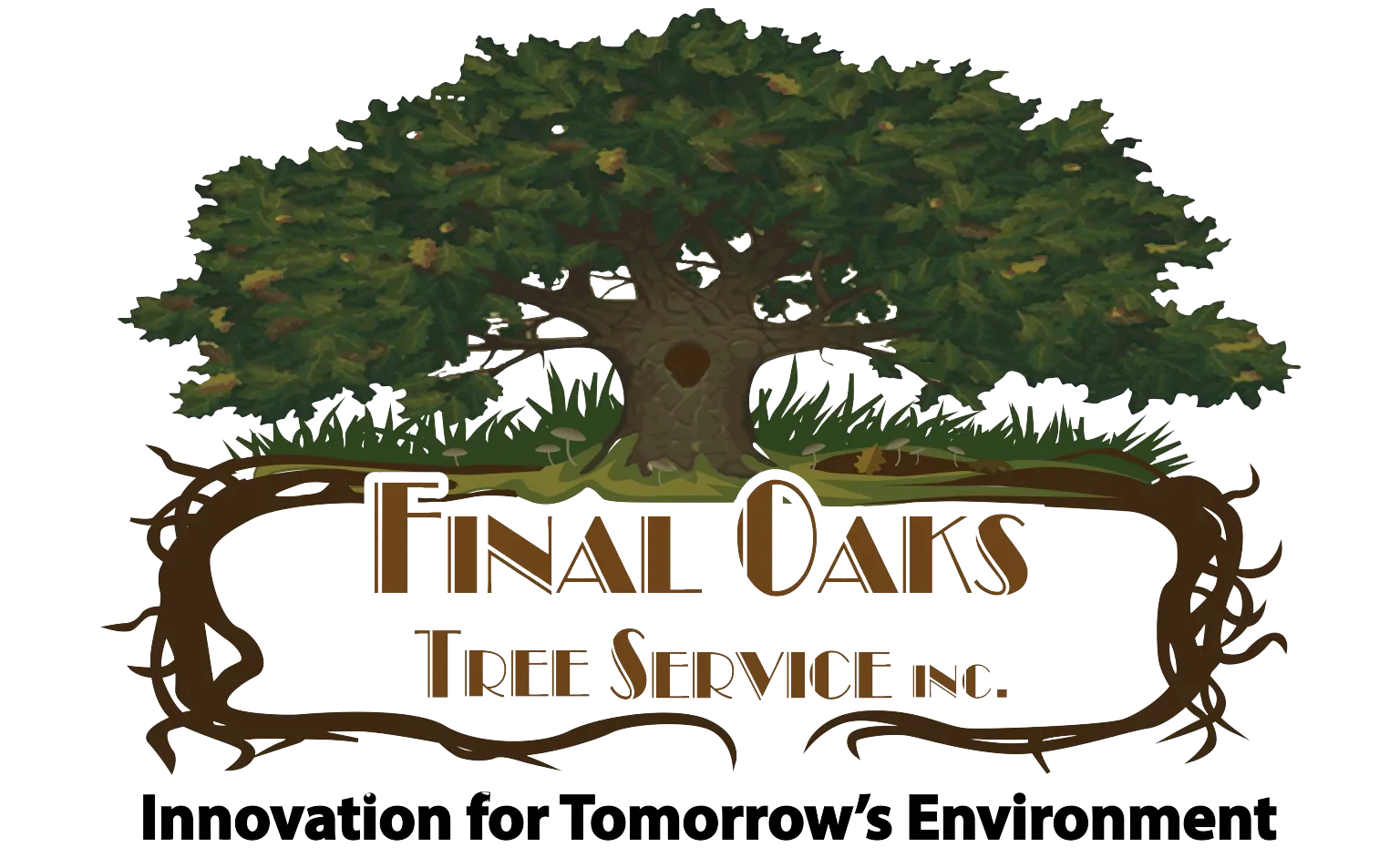 Final Oaks tree Service Logo
